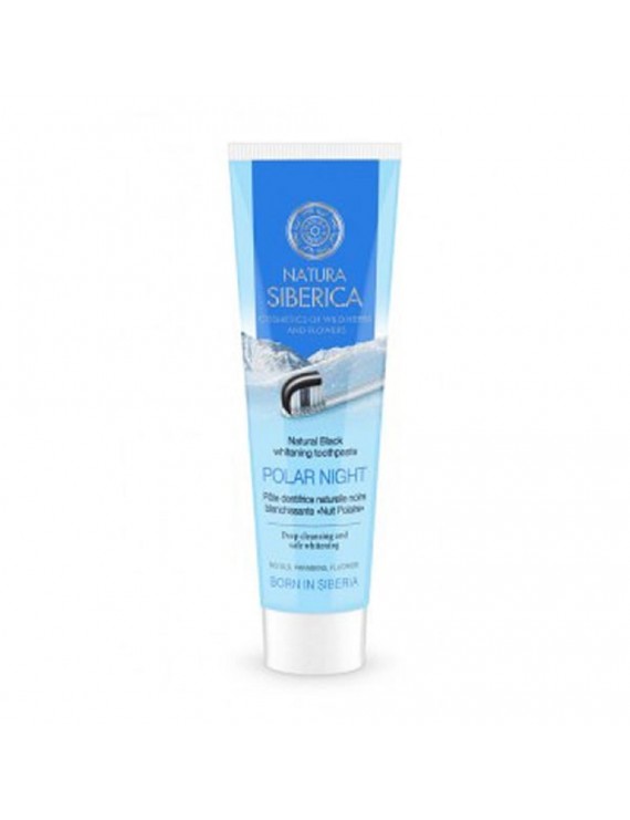 Natura Siberica Natural Black Whitening Toothpaste "Polar Night" Οδοντόκρεμα για Λεύκανση, 100ml