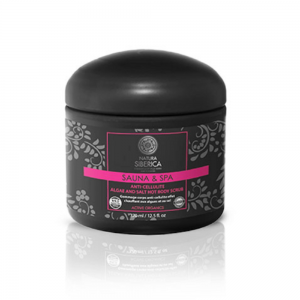 Natura Siberica Sauna & Spa Algae & Salt Hot Body Scrub Ζεστό Απολεπιστικό Κατά της Κυτταρίτιδας, 370ml