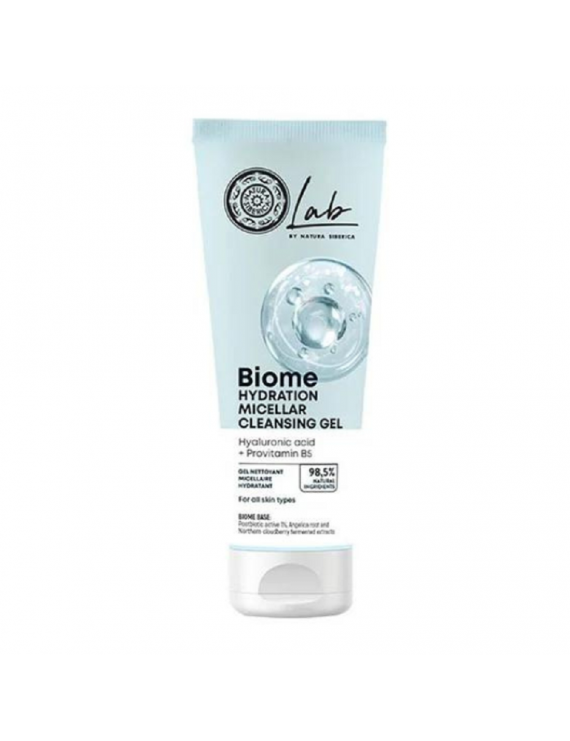 Natura Siberica Lab Biome Hydration Micellar Cleansing Gel Ενυδατικό Καθαριστικό Προσώπου, 140ml