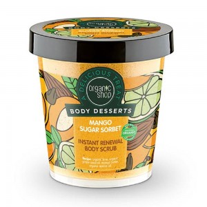 Natura Siberica Body Desserts Mango Sugar Sorbet Μάνγκο & Ζάχαρη Απολεπιστικό Σώματος Άμεσης Ανανέωσης, 450ml