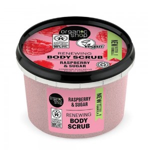 Natura Siberica Renewing Body Scrub Raspberry & Sugar Απολεπιστικό Σώματος, 250ml