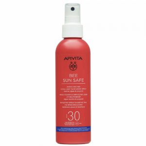 Apivita Bee Sun Safe Hydra Melting Ultra Light Face & Body Spray SPF30 Ενυδατικό Αντιηλιακό Προσώπου & Σώματος, 200ml