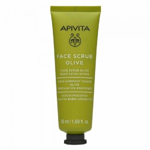 Apivita Face Scrub With the Olive Βαθιάς Απολέπισης με Ελιά, 50ml