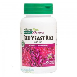 Natures Plus Red Yeast Rice 600mg, 60vcaps