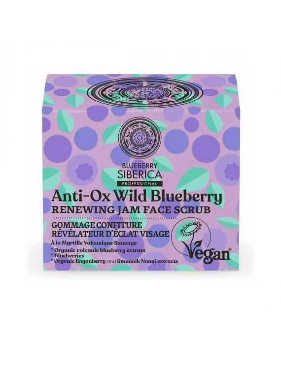 Natura Siberica Anti-OX Wild Blueberry Renewing Jam Face Scrub Ανανέωσης Προσώπου, 50ml