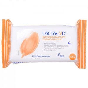Lactacyd Intimo Μαντηλακια για την ευαισθητη περιοχη.10 wipes